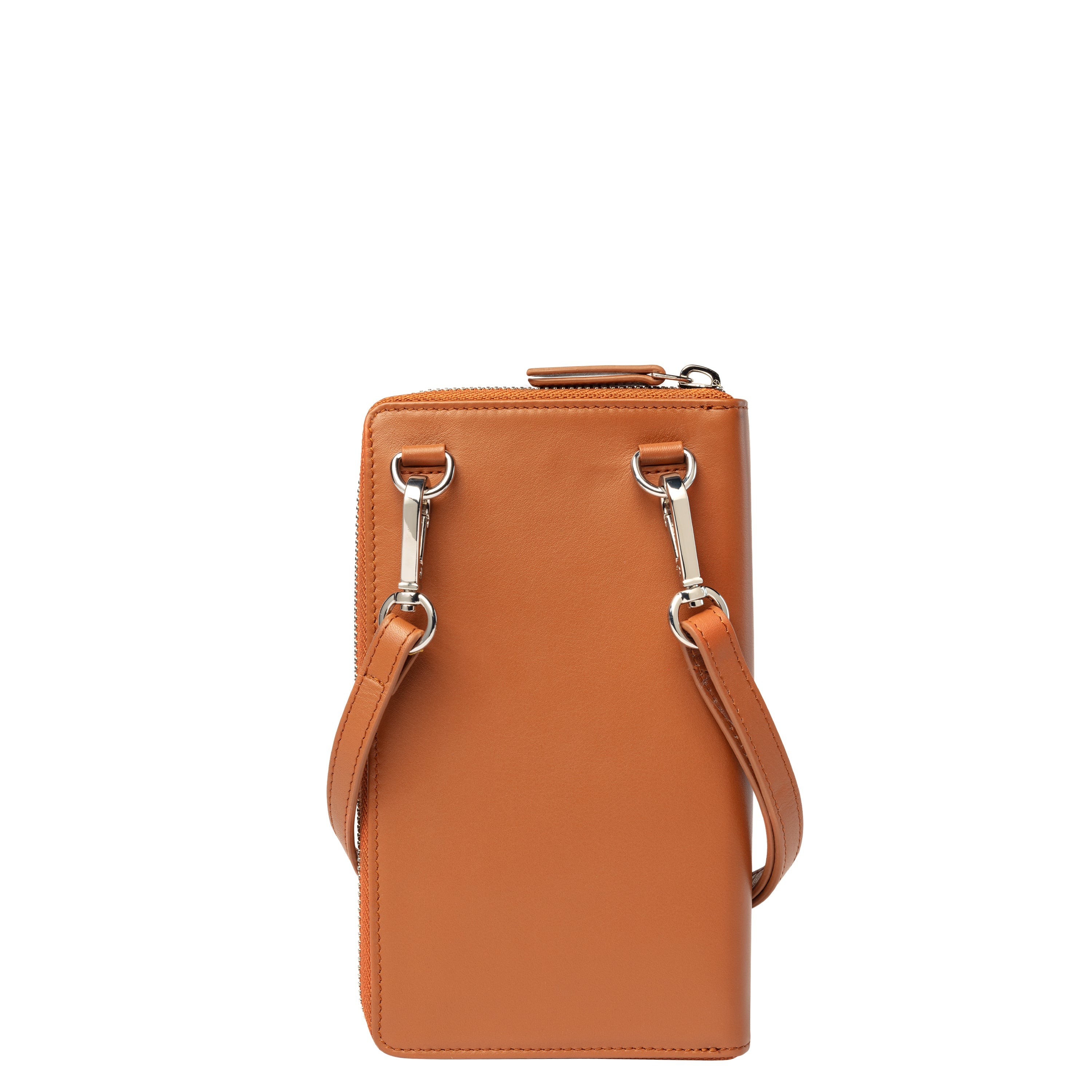 delsey-le-cuir-lisse-geldb-rse-cognac-leder-damen image 4