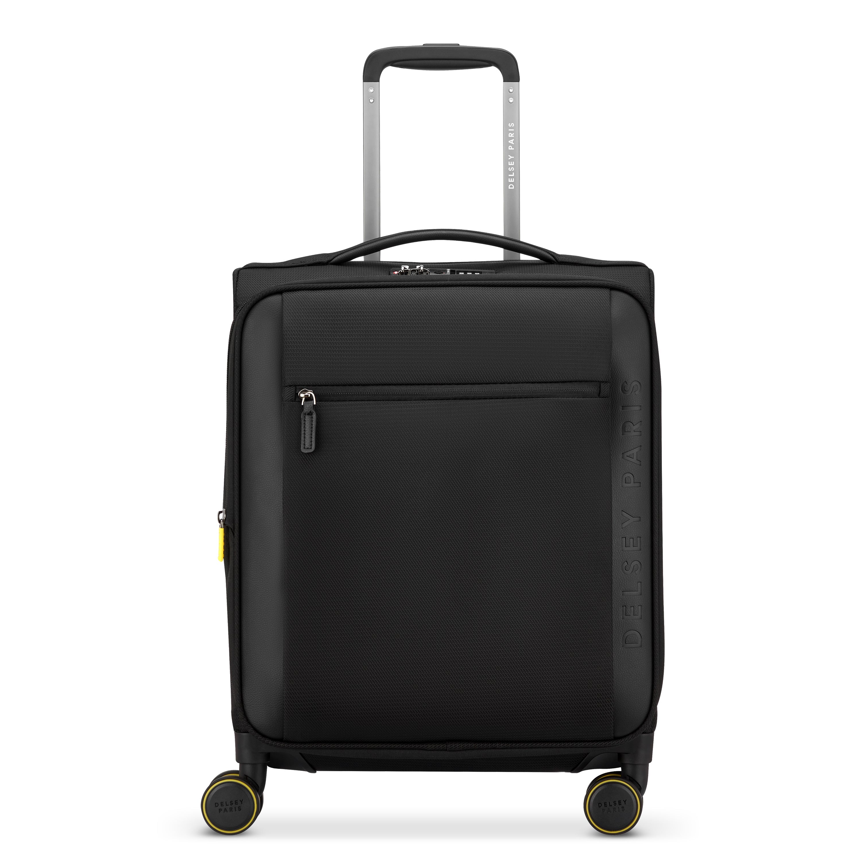 delsey-montmartre-3-kabinenkoffer-55cm-schwarz-erweiterbar image 1