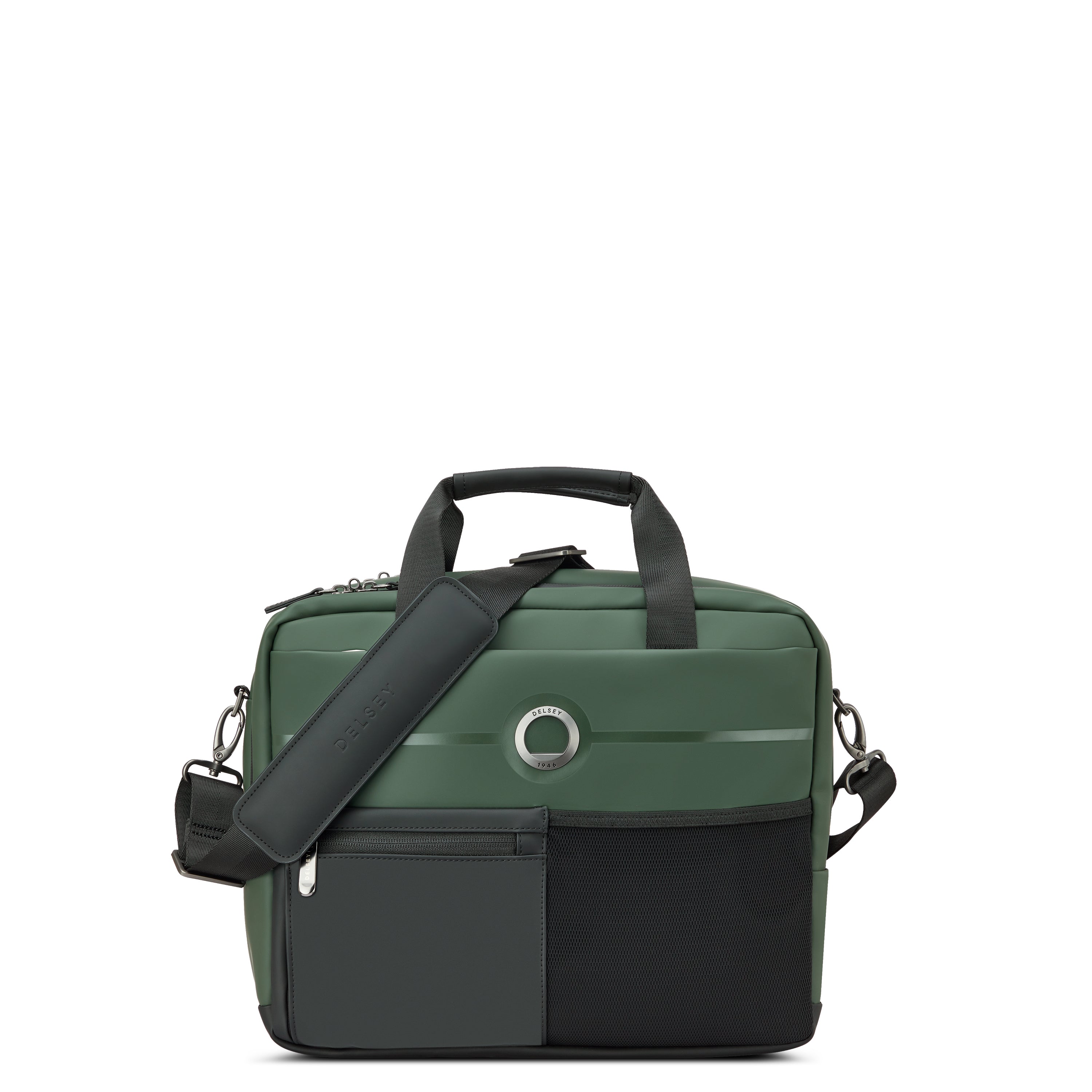 delsey-turenne-soft-laptoptasche-green-business-notebooktasche image 1
