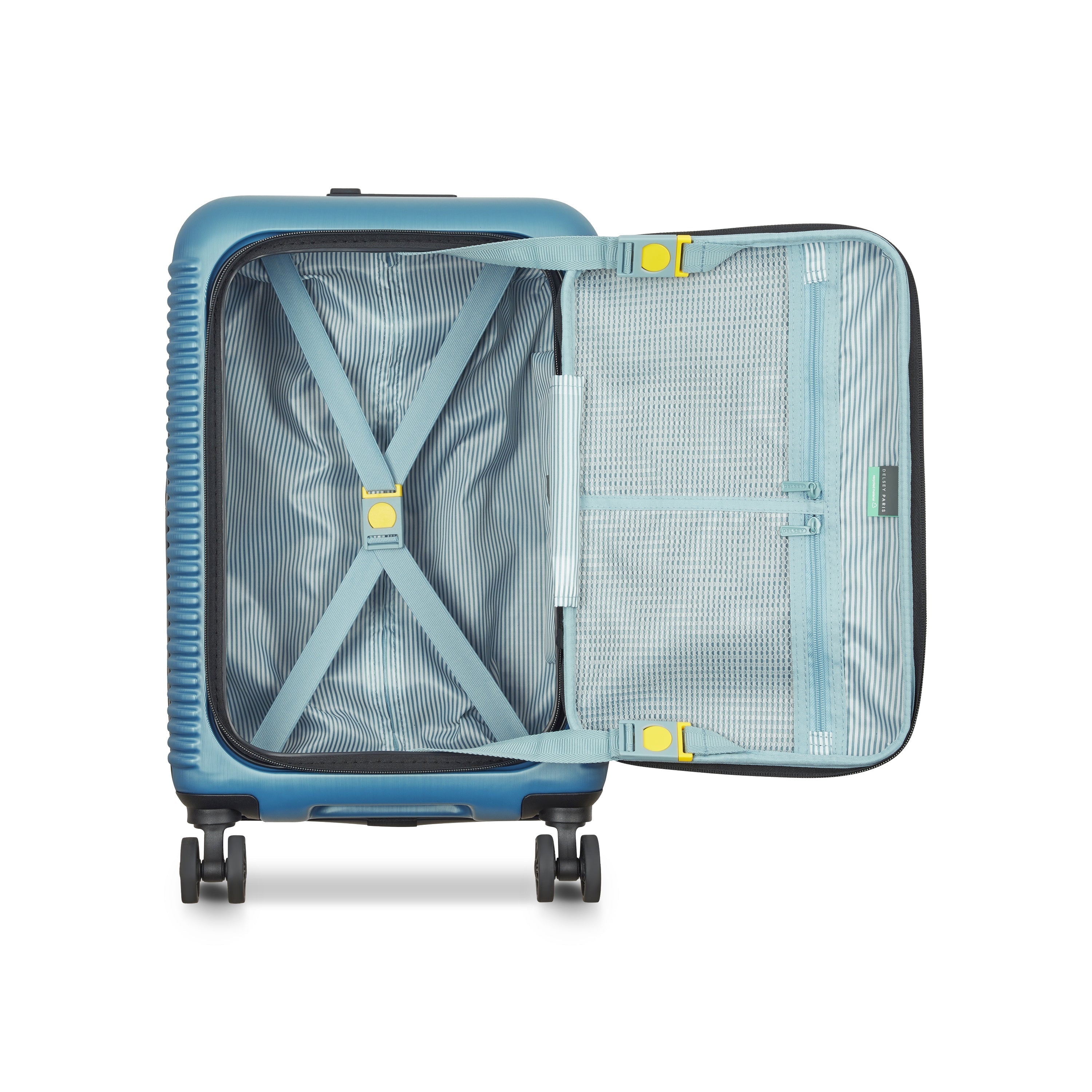 delsey-paris-freestyle-kabinenkoffer-55-cm-blau-erweiterbar image 6