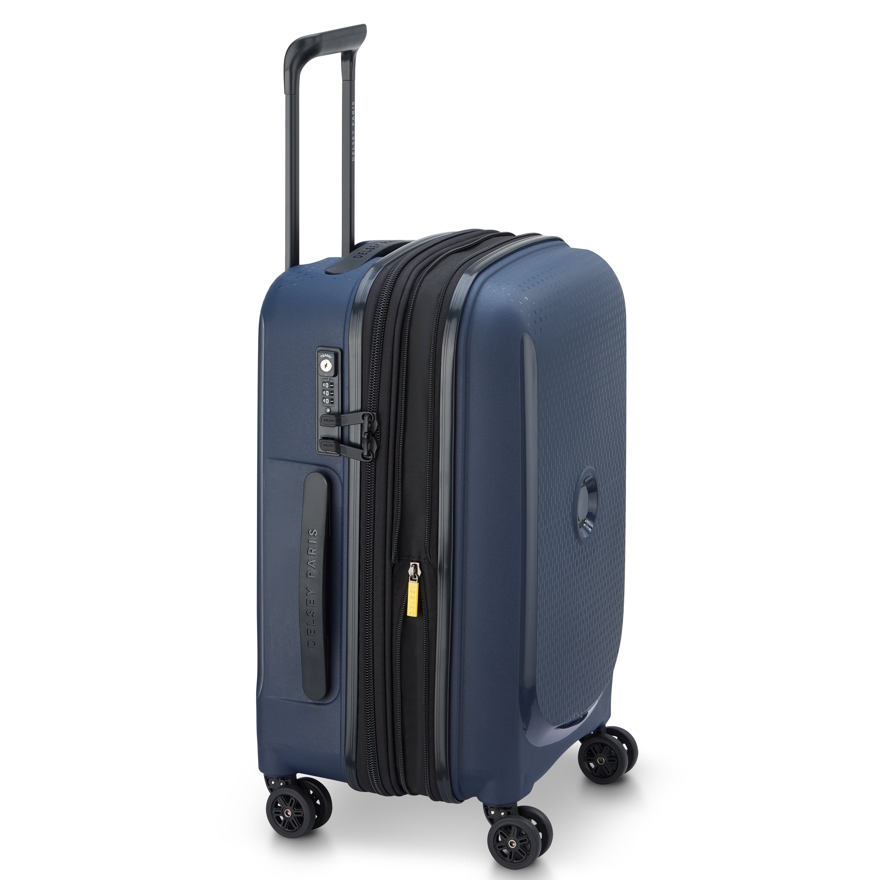 delsey-belmont-plus-55-cm-kabinenkoffer-blau-erweiterbar image 7