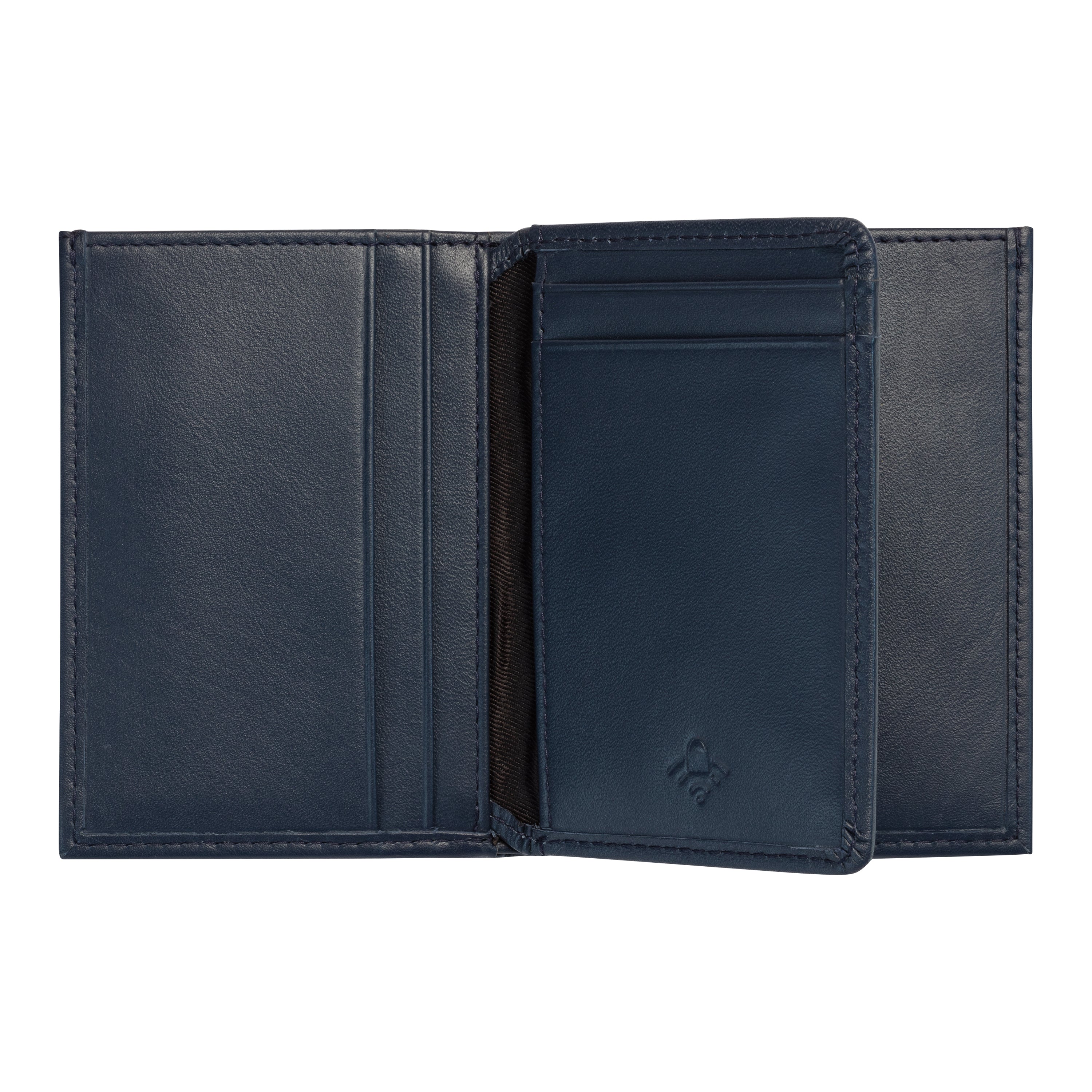 delsey-paris-le-cuir-lisse-geldb-rse-marineblau-leder image 3