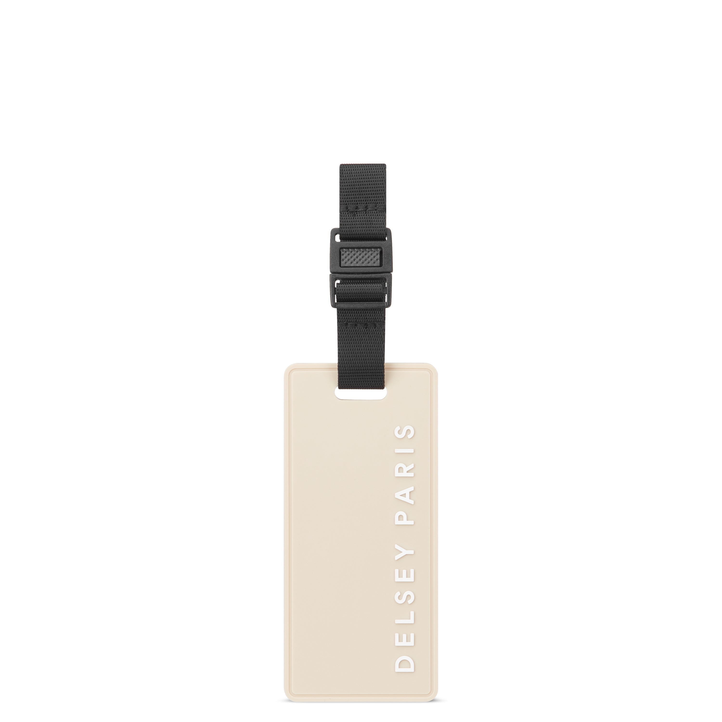 delsey-le-cuir-lisse-kofferanh-nger-beige-leder-adressanh-nger image 1