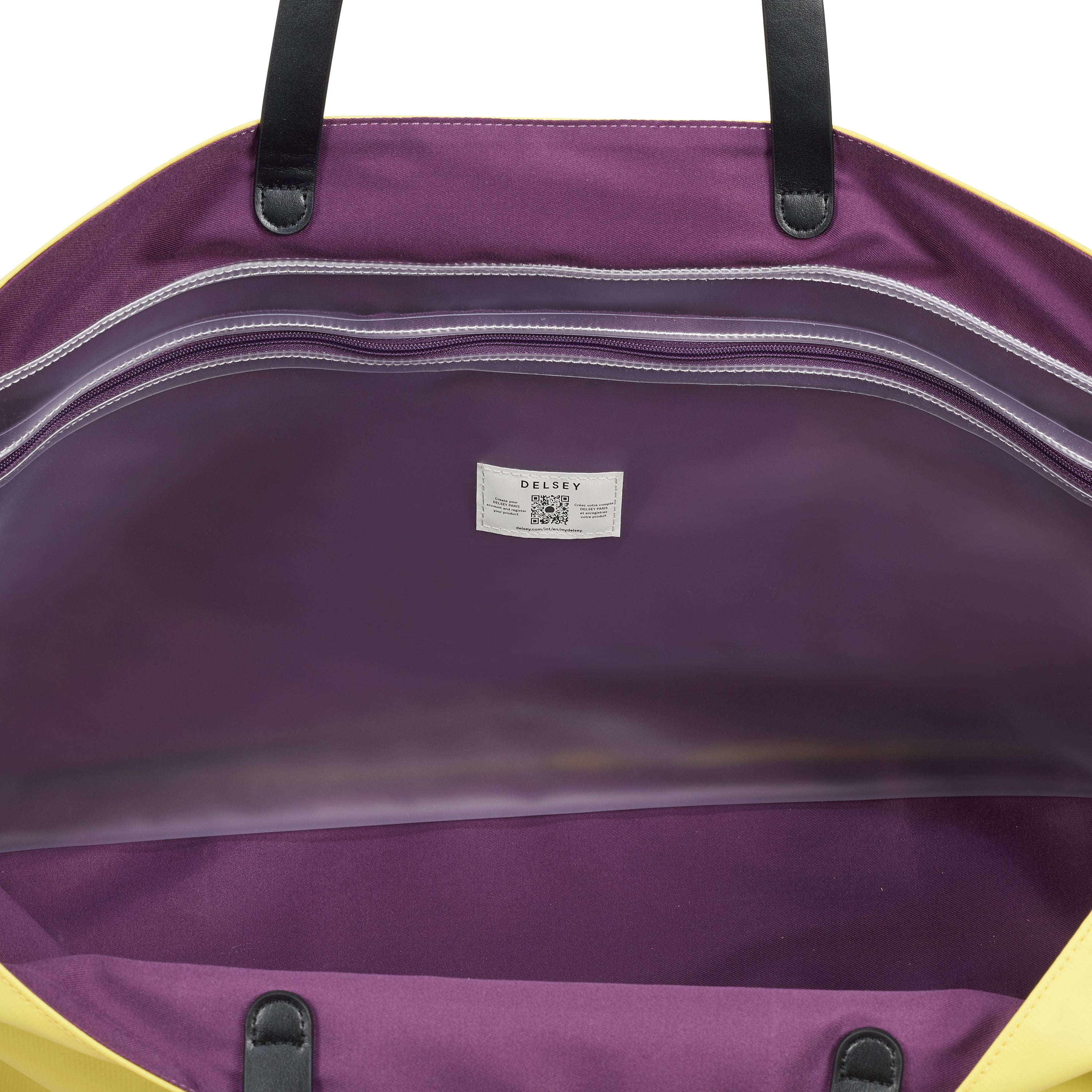 delsey-elegance-croisiere-tote-60-5-cm-gelb-shopper image 5