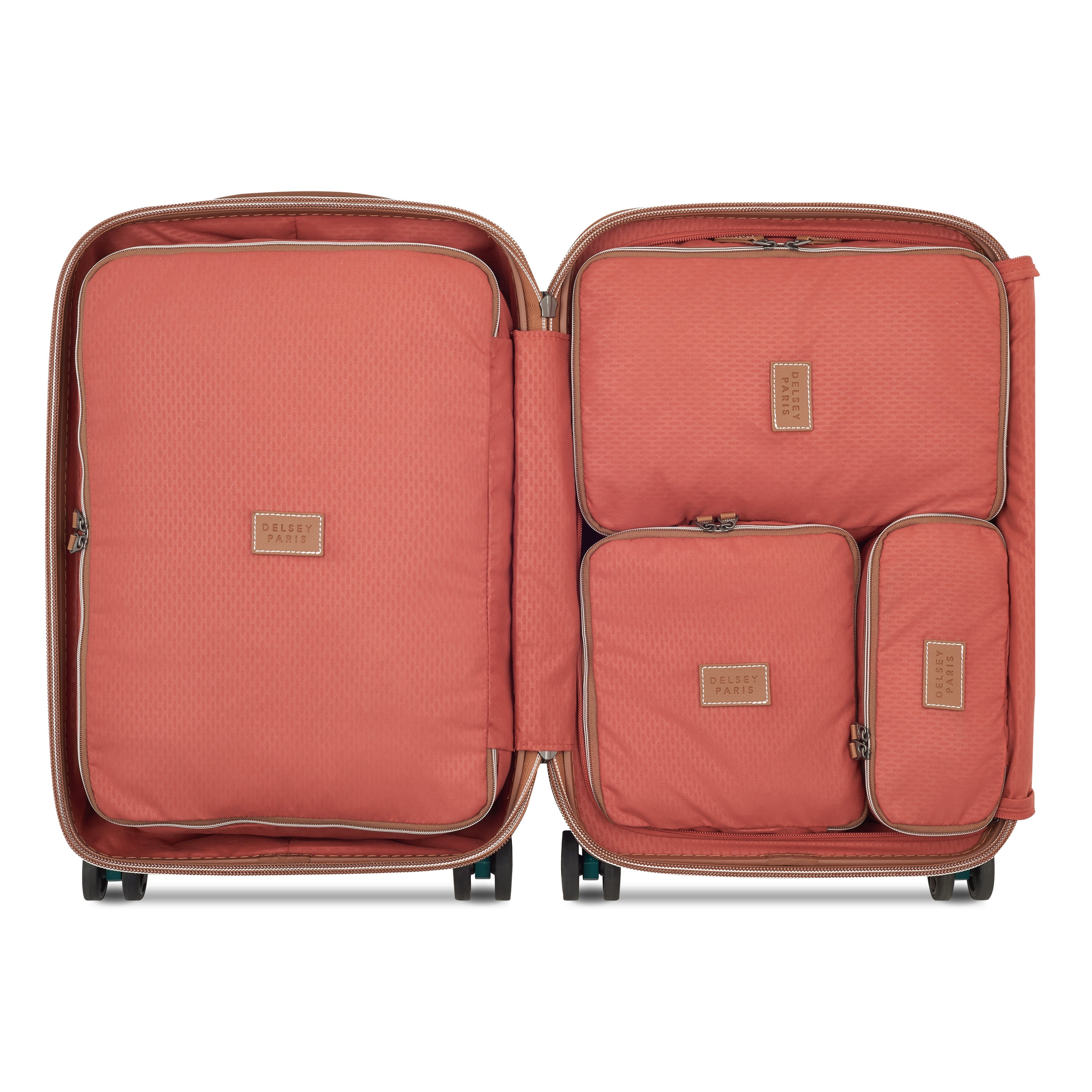delsey-chatelet-air-2-0-packing-cubes-terracotta-4er-set image 6