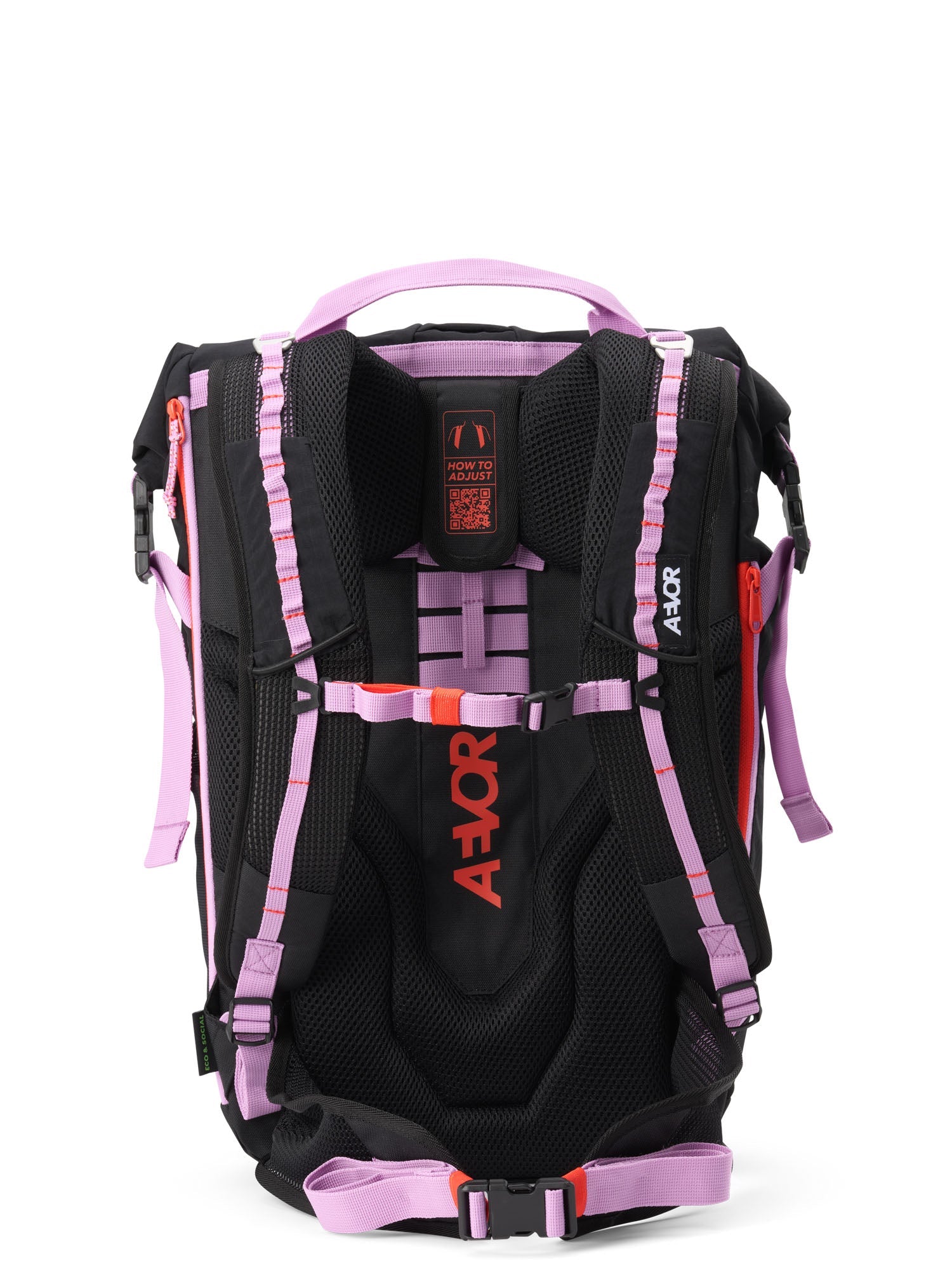 aevor-active-pack-rucksack-dual-dip-violet-rush-laptop image 3