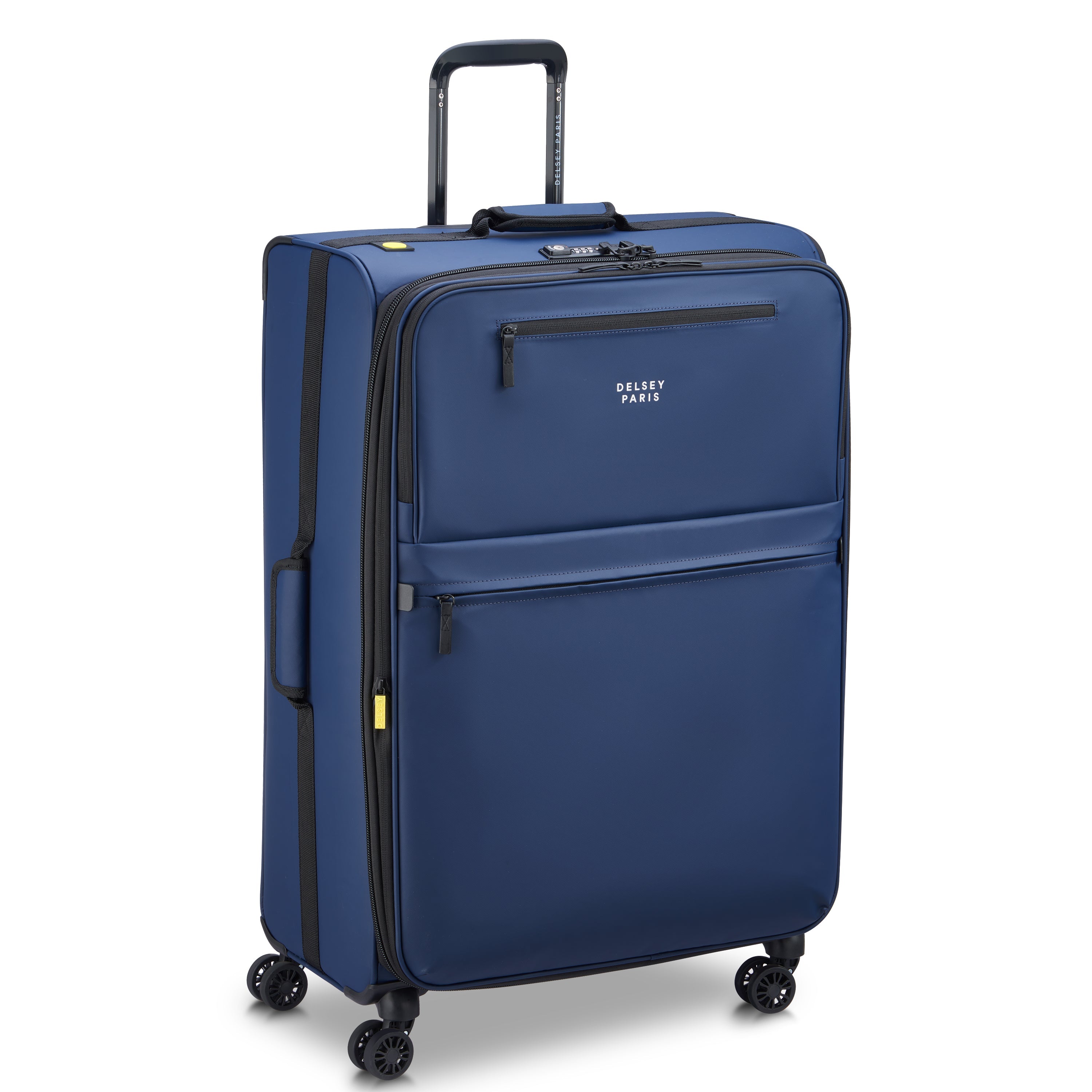 delsey-maubert-2-0-koffer-76-cm-blau-erweiterbar-weichschale image 2