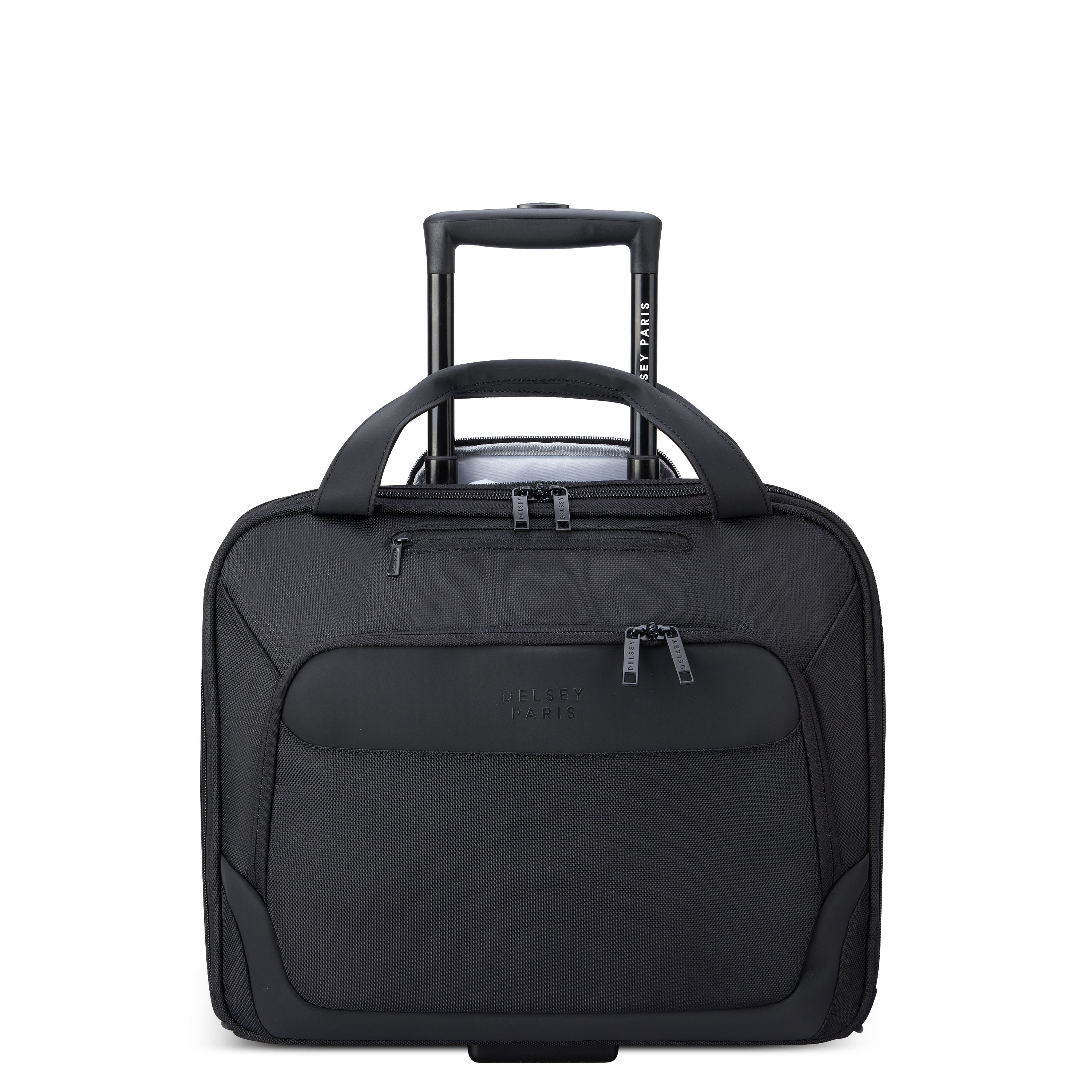 delsey-parvis-plus-42-cm-business-kabinenkoffer-schwarz-laptop image 1
