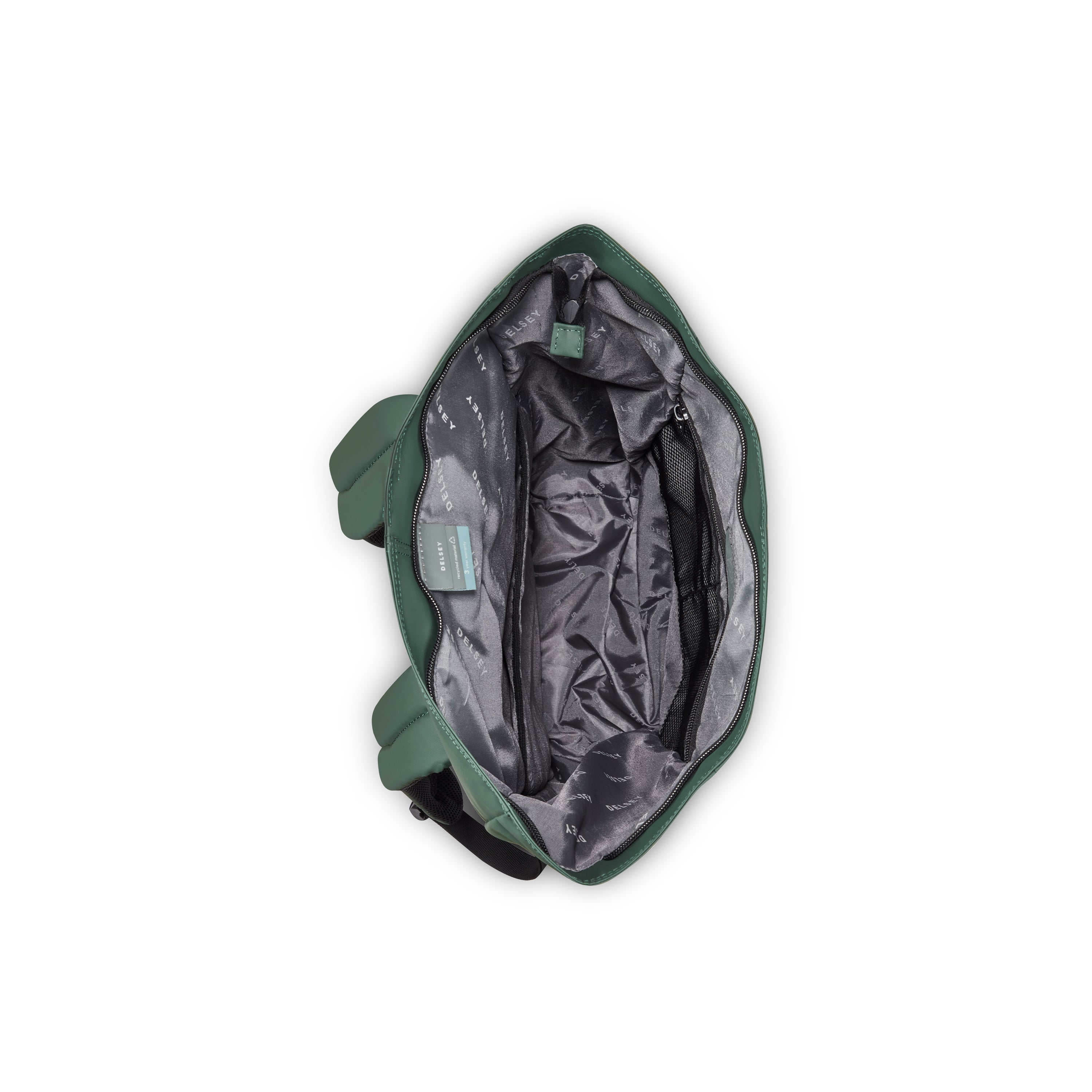 delsey-paris-element-2-0-rucksack-32l-gr-n-rolltop image 2