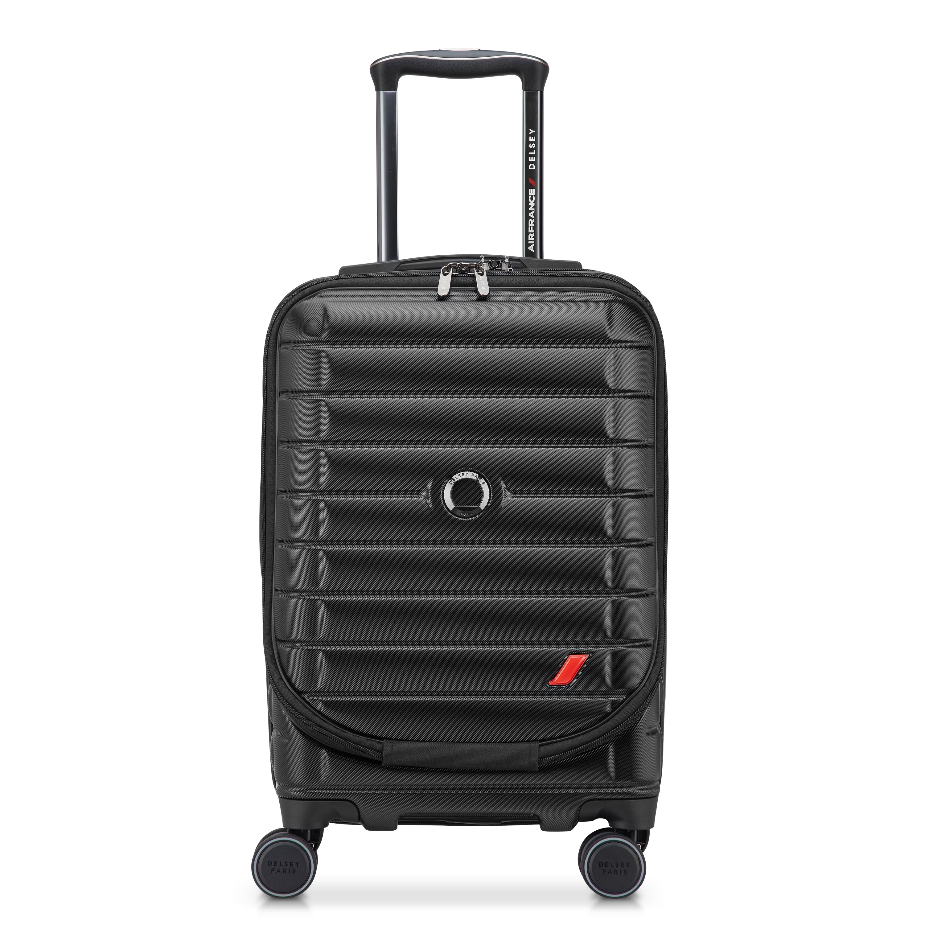 delsey-elegance-kabinenkoffer-55-cm-schwarz-erweiterbar-hartschale image 1