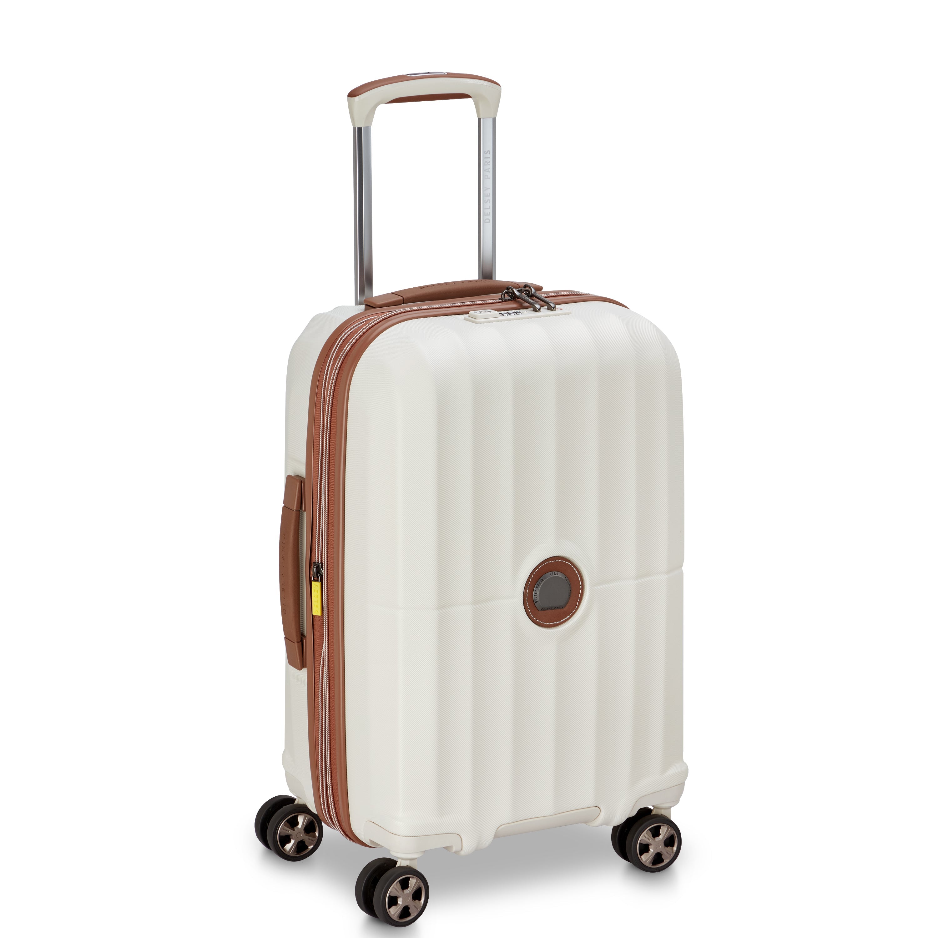 delsey-carrousel-2-kabinenkoffer-55cm-off-white-erweiterbar image 2
