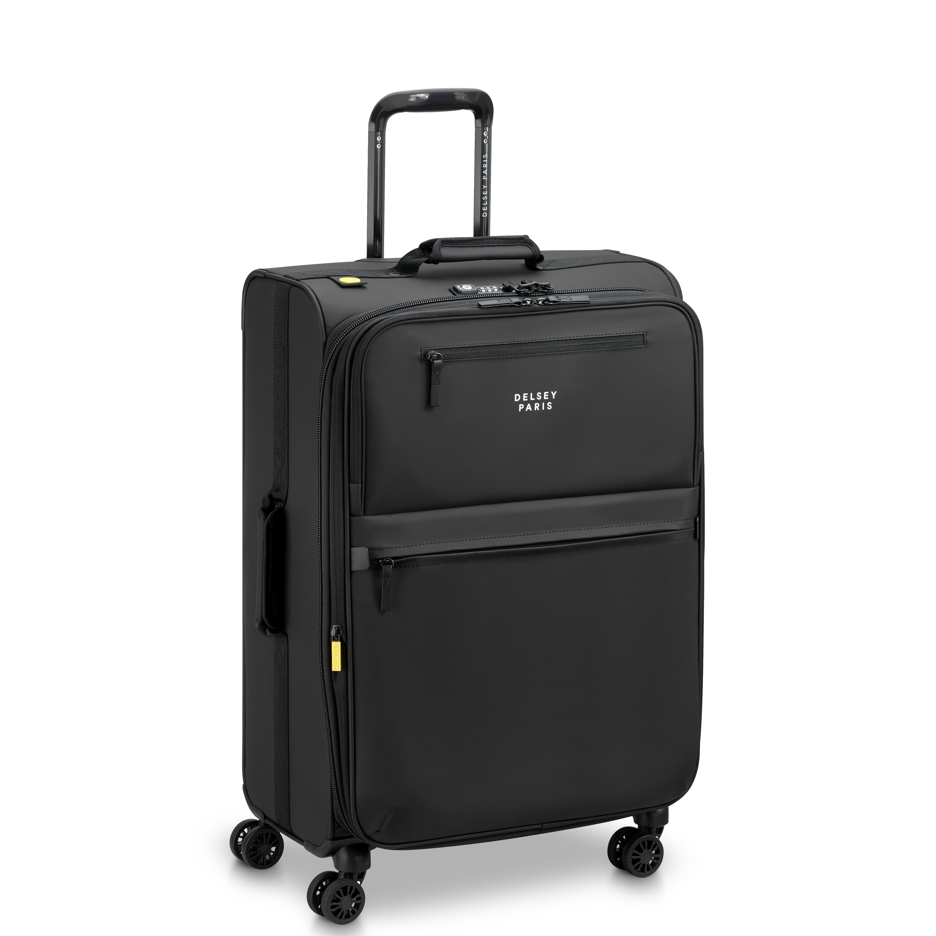 delsey-paris-maubert-2-0-koffer-66-cm-schwarz-erweiterbar image 2