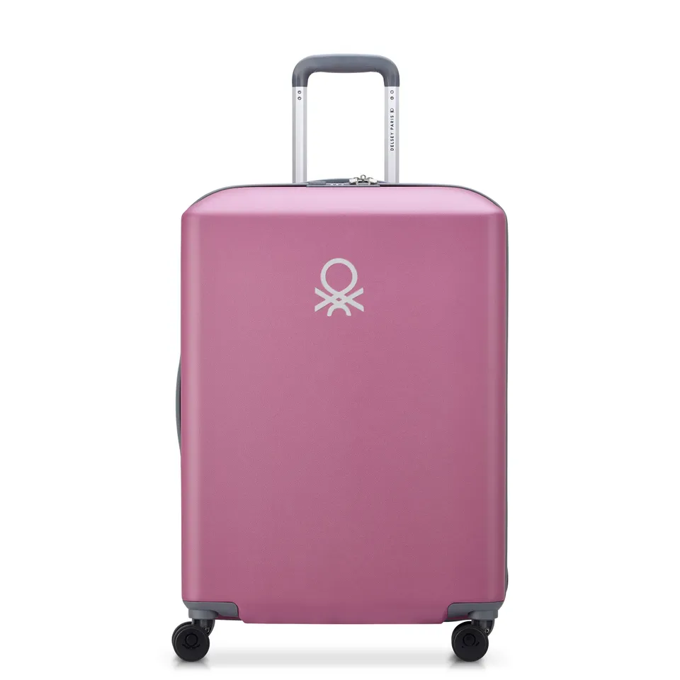 delsey-ucb-hardside-koffer-65-5cm-rosa-mittel-check-in image 1