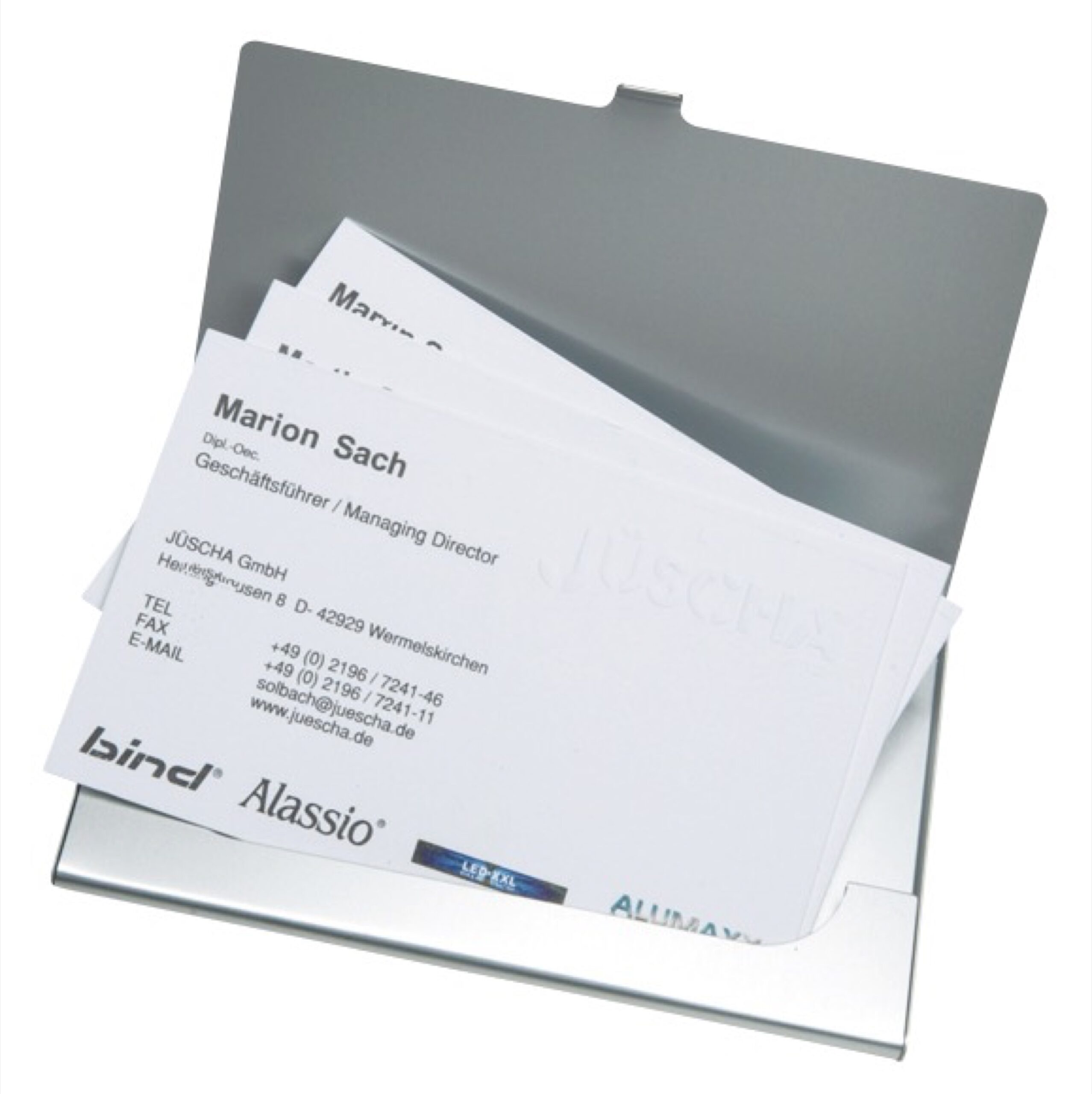 alumaxx-visitenkarten-etui-aluminium-silber-matt-10-karten image 1