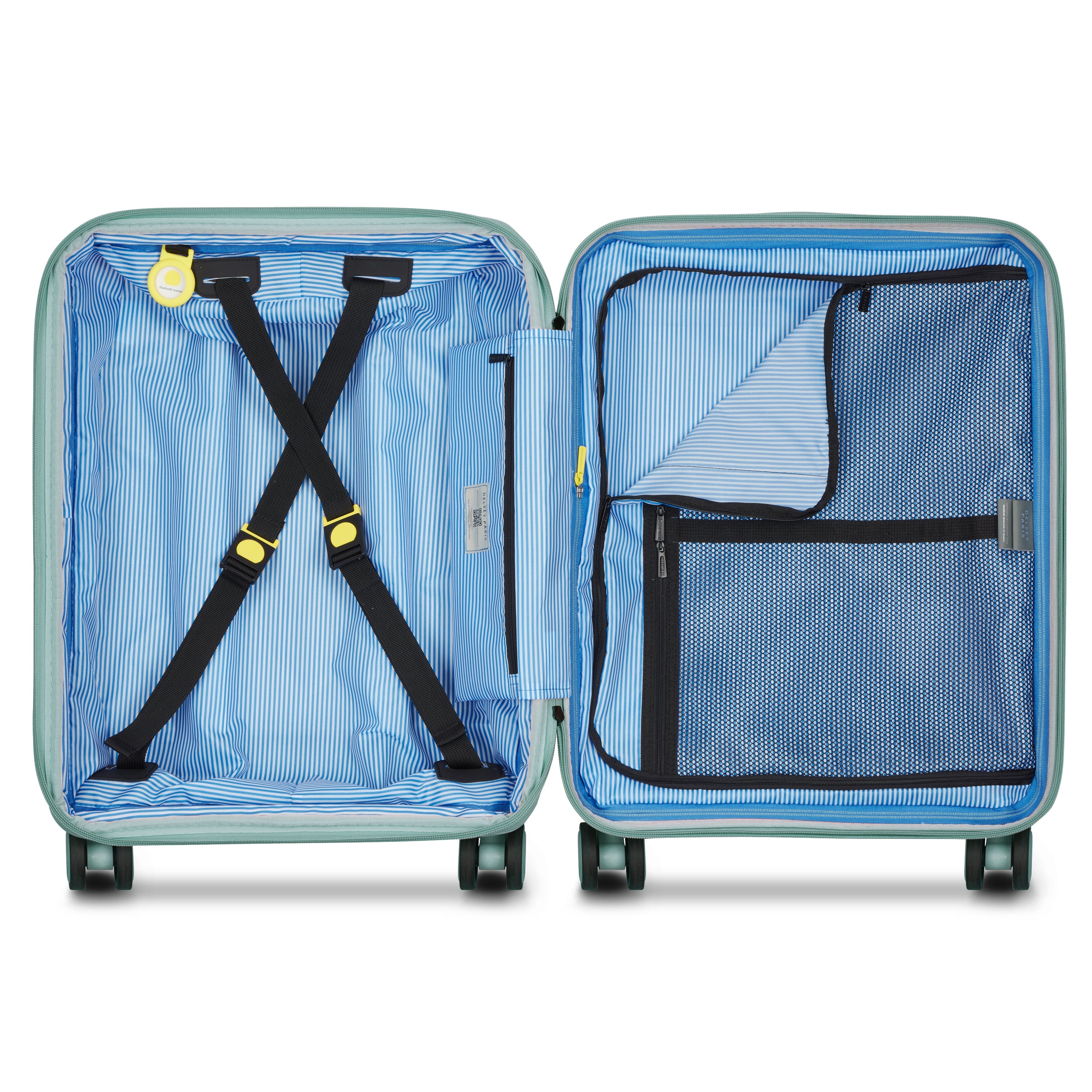 delsey-lutece-kabinenkoffer-55cm-slim-sage-green-erweiterbar image 6