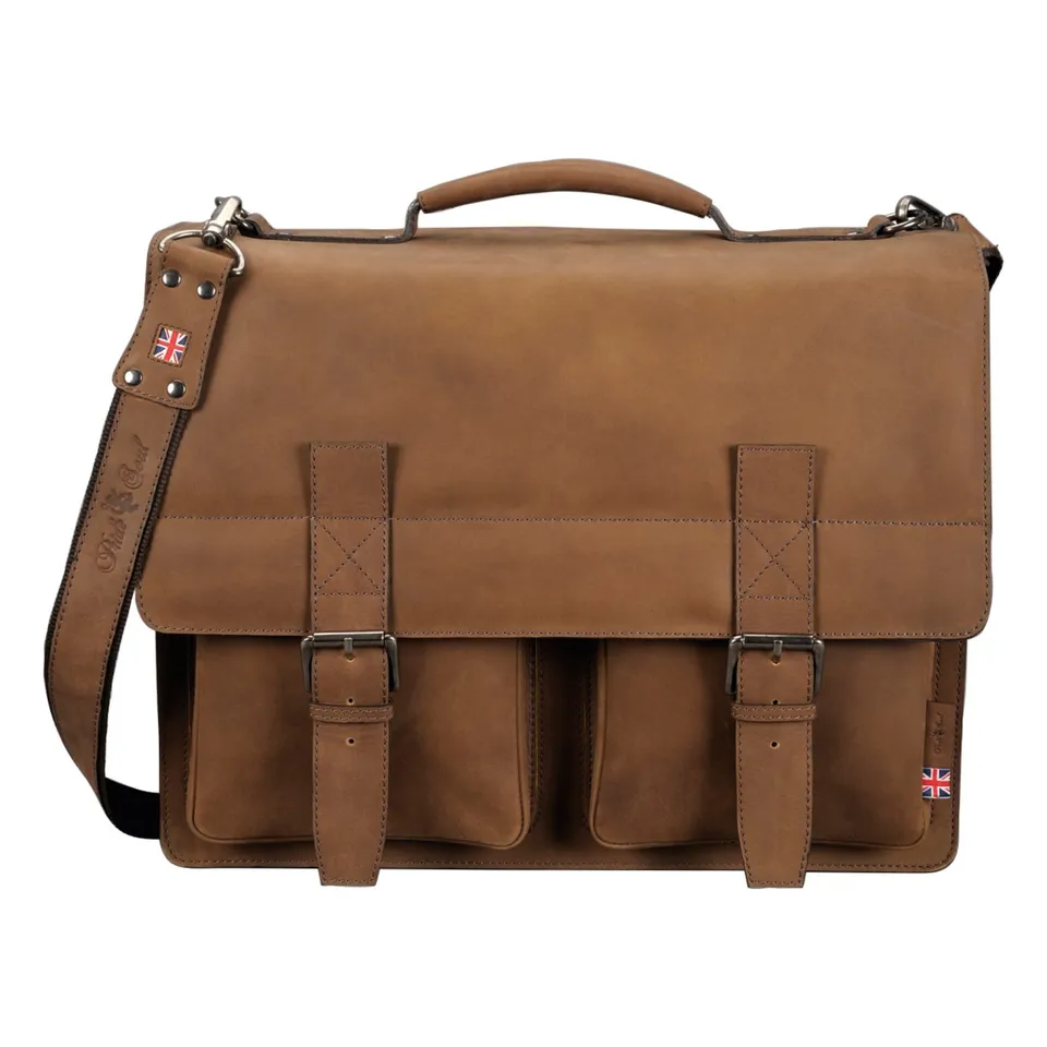 alumaxx-earl-aktentasche-hellbraun-leder-mit-laptopfach image 1