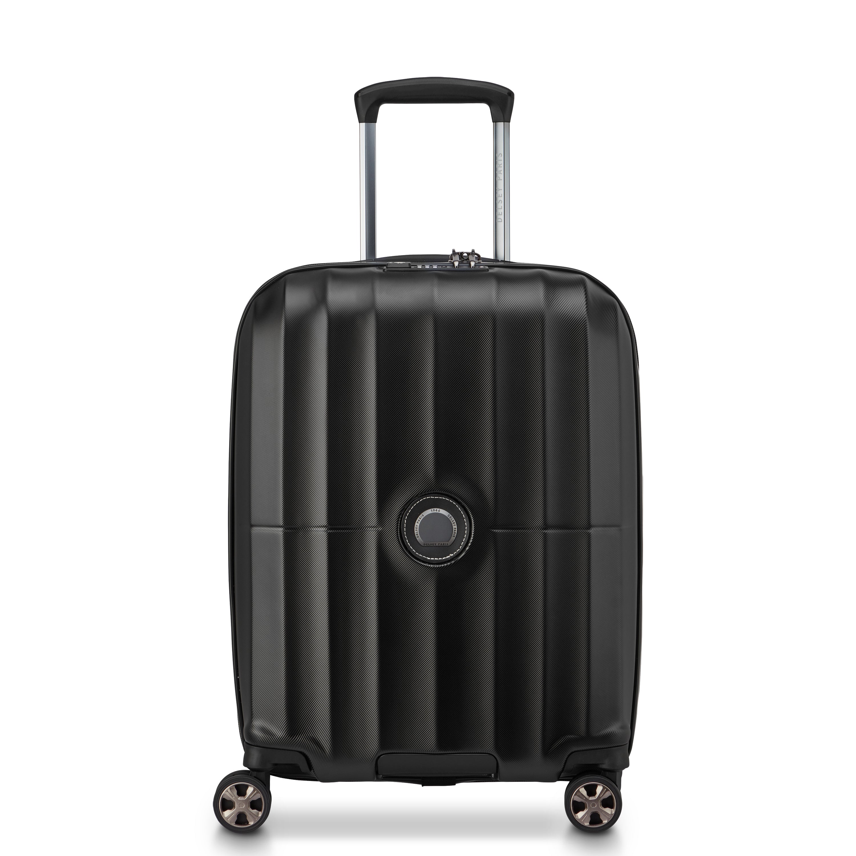 delsey-carrousel-2-kabinenkoffer-55-cm-schwarz-erweiterbar image 1