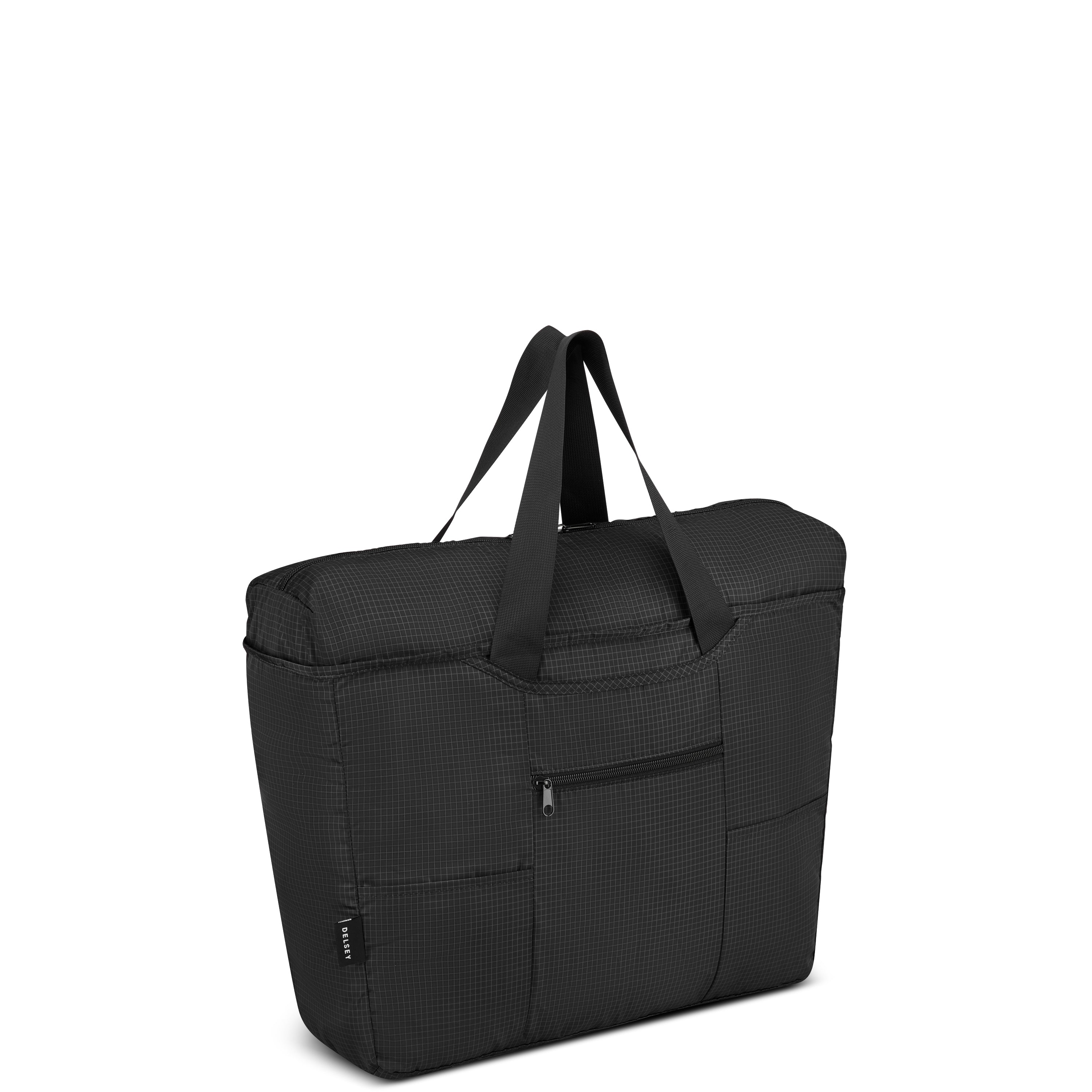 delsey-le-cuir-lisse-reisetasche-44-cm-schwarz-faltbar image 2